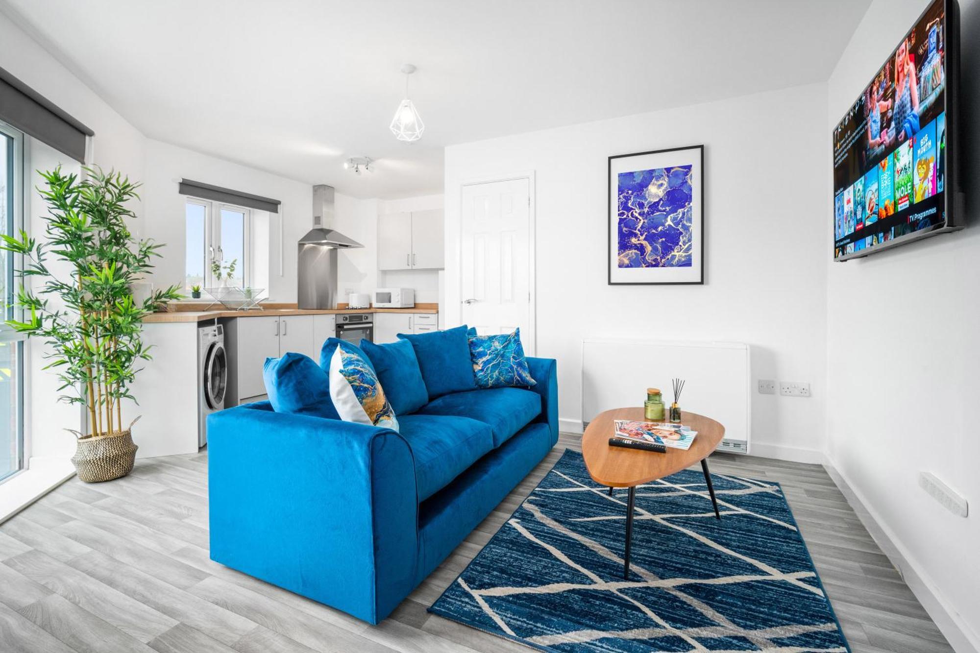 New 2 Bedroom Deluxe Apartment - Parking - Wifi & Netflix - Top Rated - 50C Cradley Heath Экстерьер фото